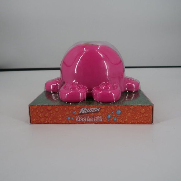 Banzai Squish Splash Octopus Sprinkler - Pink - Picture 3 of 5